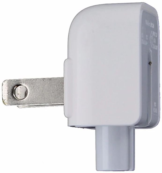 AC Folding Power Adapter Plug for Apple Brand Adapters - White