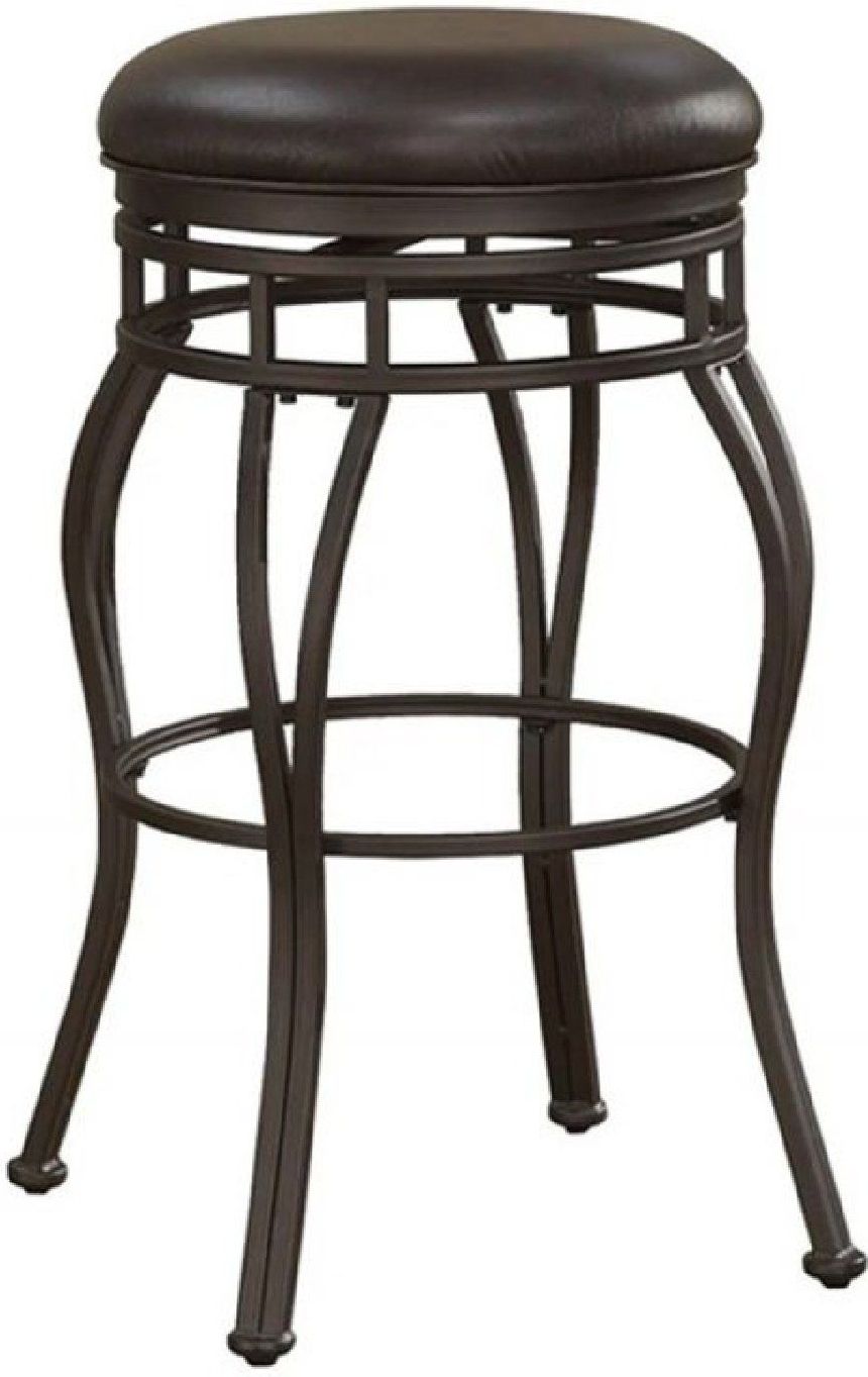 American Woodcrafters Metal Frame Backless Bar Stool (B1-102-34L) - Reebelo US