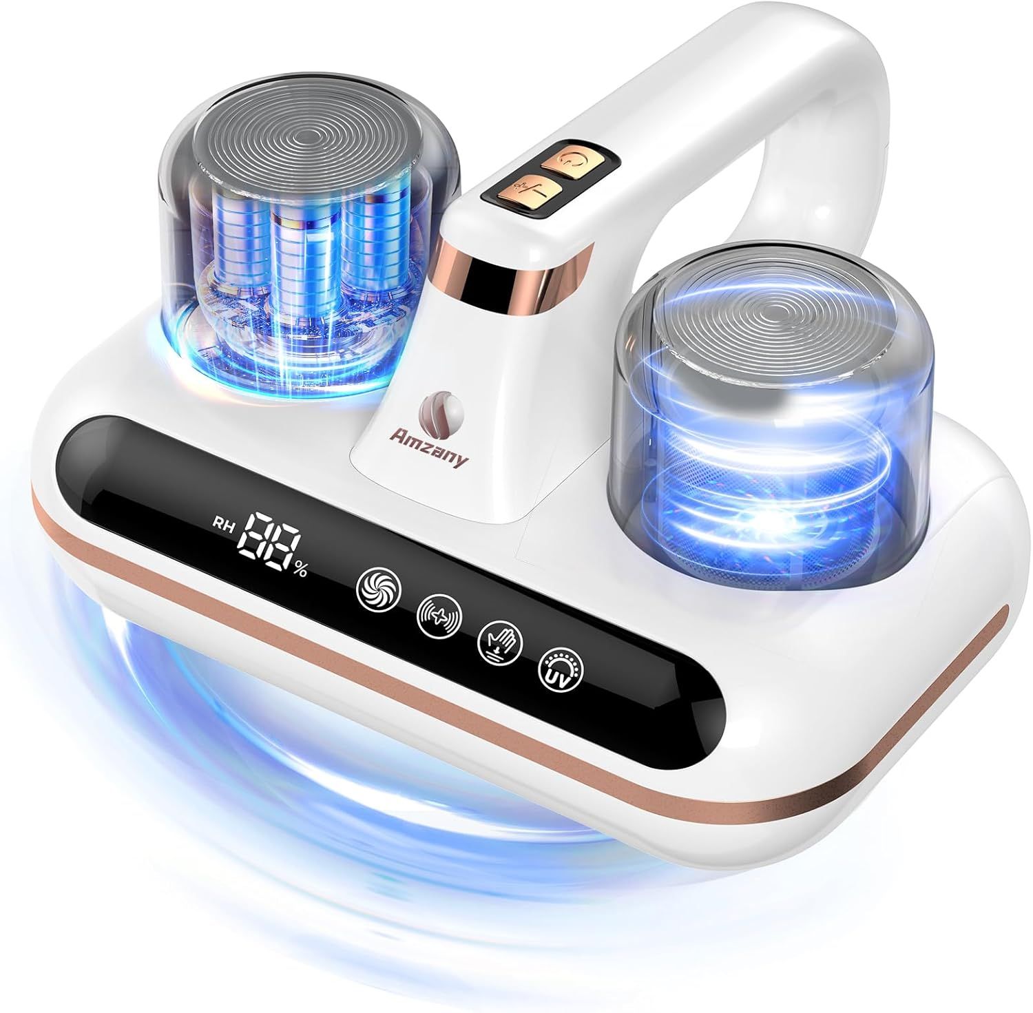 Amzany HK-518 5-in-1 Cordless Mattress Bed Vacuum Cleaner - White