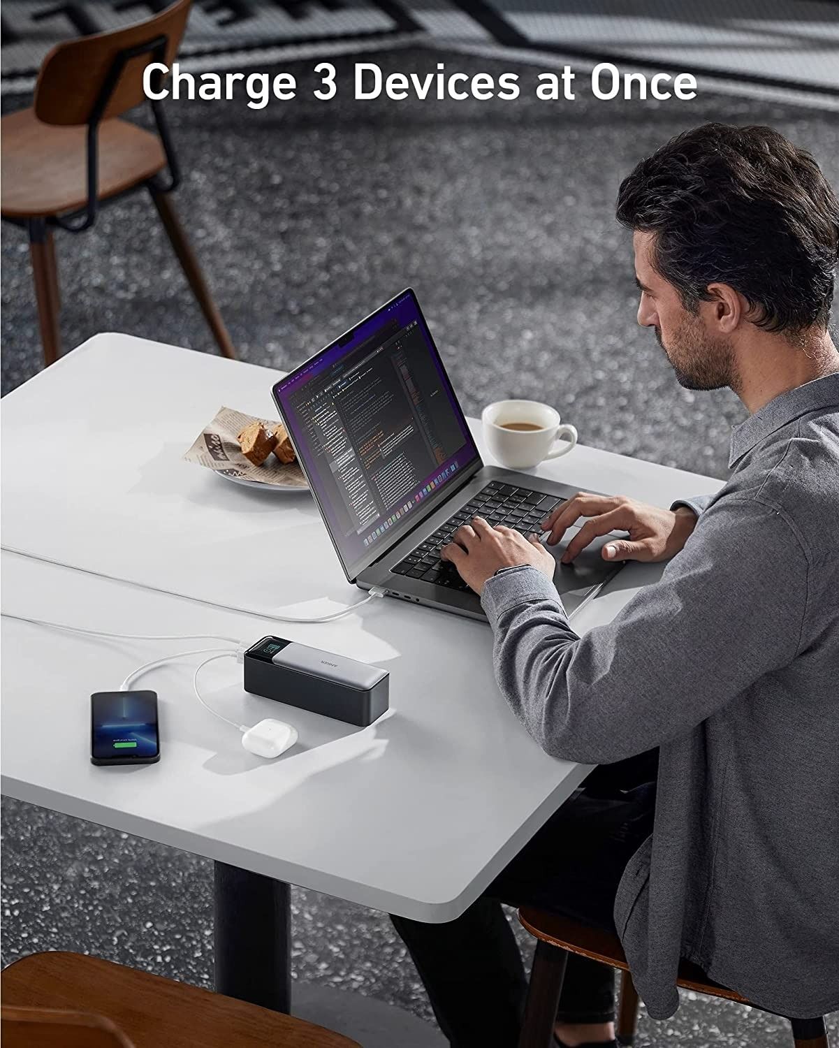 Refurbished Anker 24000mAh Power Bank (AKA1289011) - Reebelo US