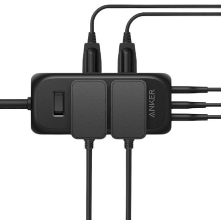 Refurbished Anker 332 USB-C Power Strip 6 Outlets 5ft | A9169 - Reebelo US