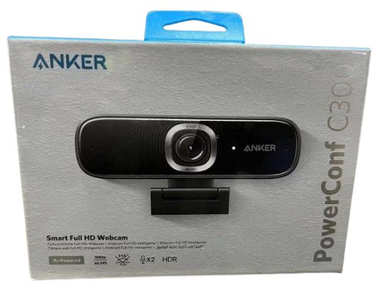 Refurbished Anker PowerConf C300 Smart FHD AI-Powered Framing Autofocus 1080p - Reebelo US