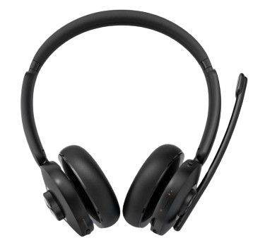 Refurbished Anker PowerConf H500 Bluetooth Dual-Ear Headset with Microphone - Reebelo US