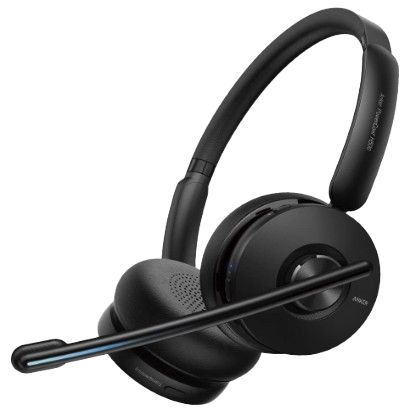 Refurbished Anker PowerConf H500 Bluetooth Dual-Ear Headset with Microphone - Reebelo US