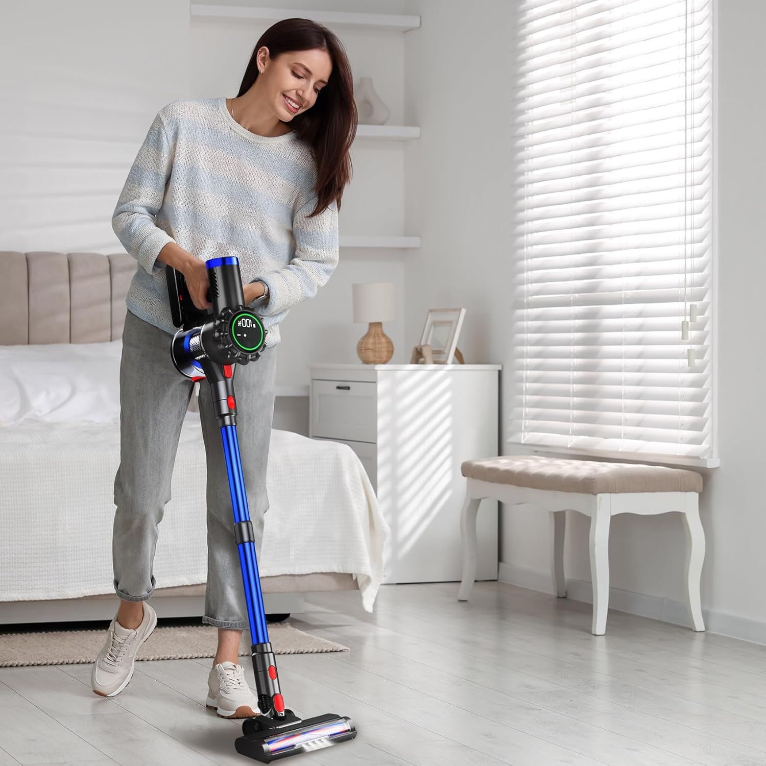 Refurbished ANOKUNMP ZW001 Cordless Stick Vacuum Cleaner - Reebelo US