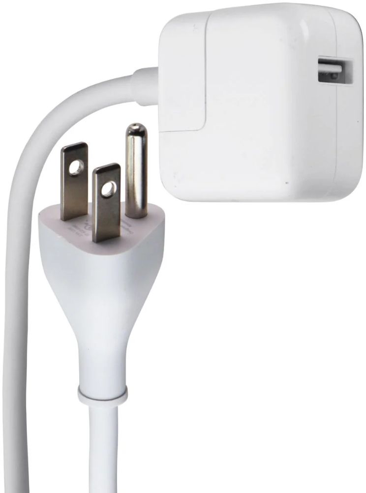 Apple 12W USB Wall Charger with (6-ft) 3-Prong Power Cord