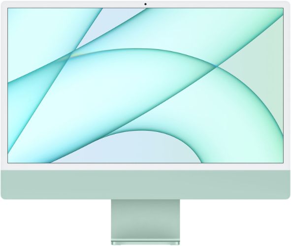 Apple iMac 2021 M1 (Four ports) 24" - Apple M1 chip 8-core CPU - 1TB - Green - 16GB RAM - 24 Inch