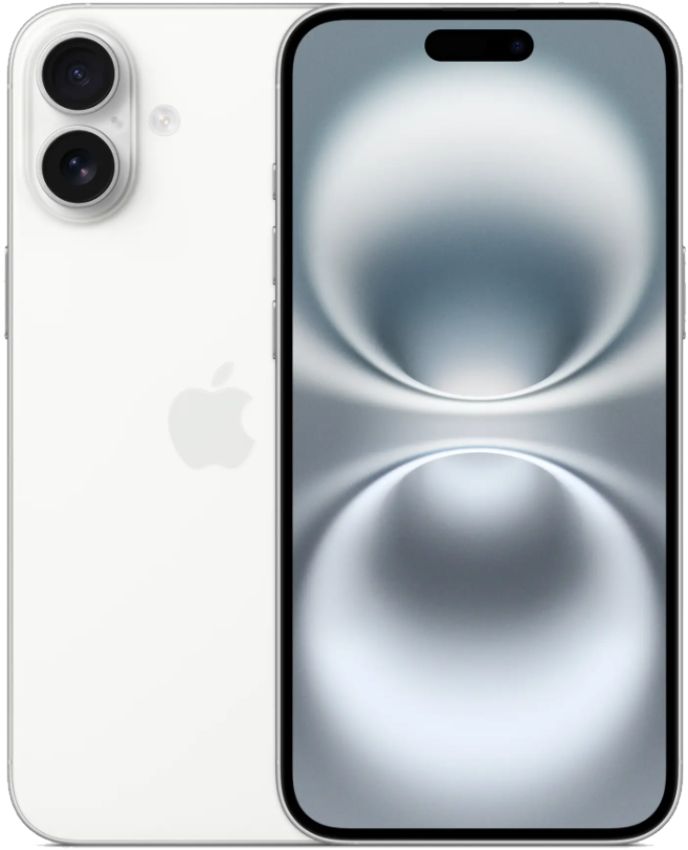 iPhone 16 Plus - 128GB - eSIM - White - Unlocked - Like New - Standard Battery