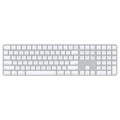 Apple Magic Keyboard with Touch ID and Numeric Keypad for Mac Models - White