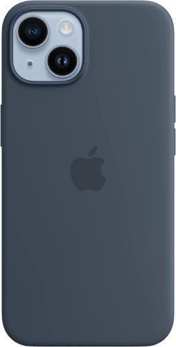 Apple Silicone Phone Case with MagSafe for iPhone 14 Plus - Storm Blue