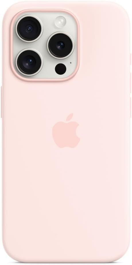 Apple Silicone Phone Case with MagSafe for iPhone 15 Pro