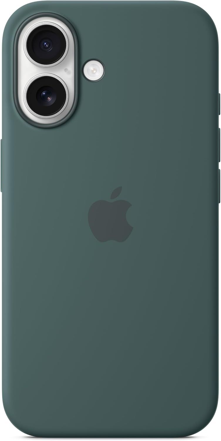 Apple Silicone Phone Case with MagSafe for iPhone 16 Plus - Lake Green