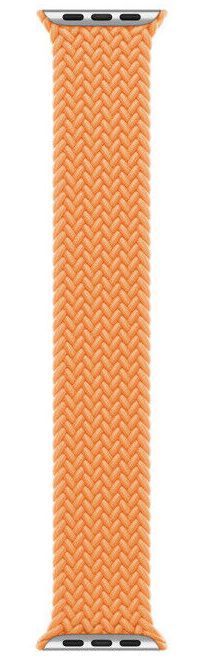 Apple Watch Braided Solo Loop (41mm) - Bright Orange - Size 8