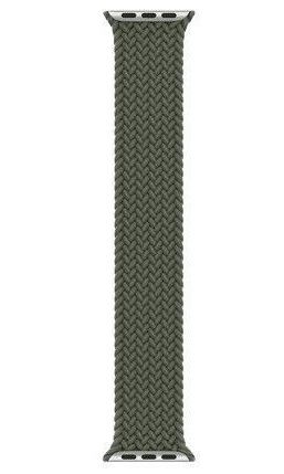 Apple Watch Braided Solo Loop (45mm) - Olive - Size 12