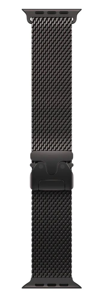 Apple Watch Milanese Loop Band (49mm) - Black - Small Size