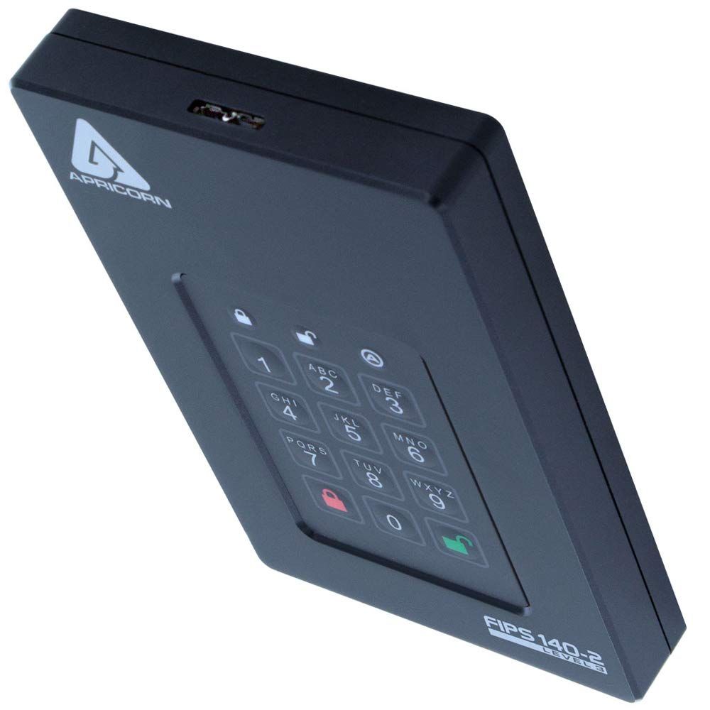 Refurbished Apricorn Aegis Fortress 2TB External Hard Drive - Reebelo US