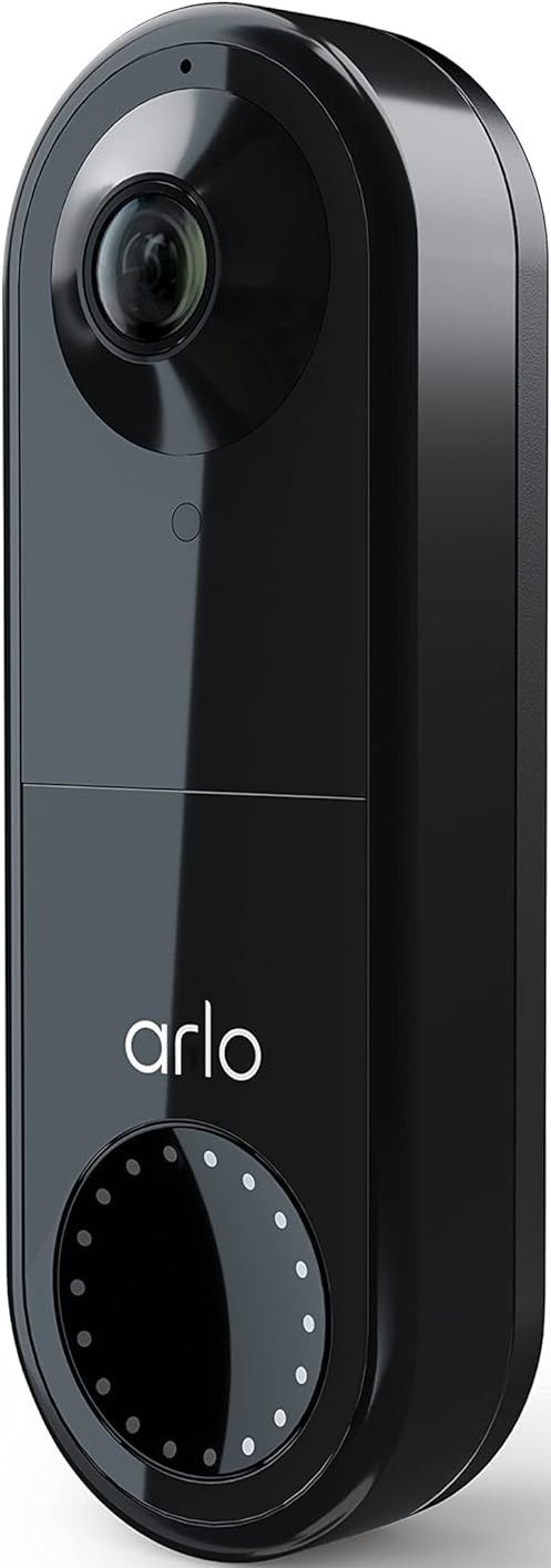 Arlo AVD1001B-100NAR HD Video Doorbell Wired - Black