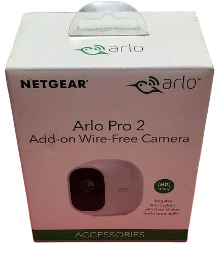 Refurbished Arlo Pro 2 Add-on Wire-Free Camera VMC4030P Night Vision In/Outdoor HD Video - Reebelo US