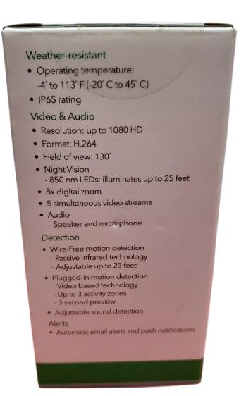 Refurbished Arlo Pro 2 Add-on Wire-Free Camera VMC4030P Night Vision In/Outdoor HD Video - Reebelo US