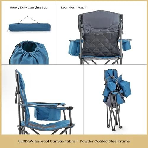 Refurbished Arrowhead Outdoor Portable Folding Camping Quad Chair  - Reebelo US