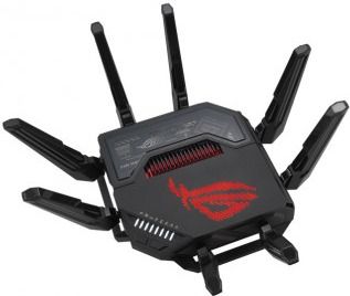 Refurbished ASUS ROG Rapture GT-BE98 Pro First Quad-Band WiFi 7 Gaming Router - Reebelo US