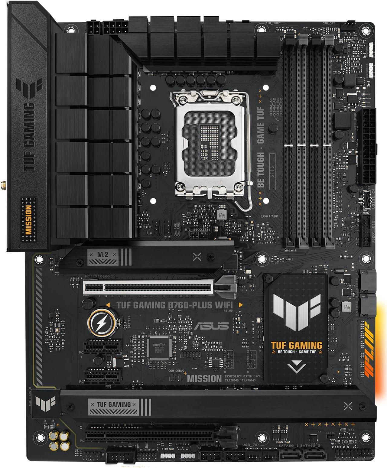 Refurbished Asus TUF Gaming B760-PLUS WIFI Gaming Motherboard - Reebelo US
