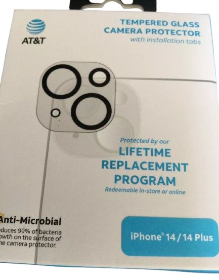AT&T Glass Camera Screen Protector for iPhone 14/14 Plus - Reebelo US
