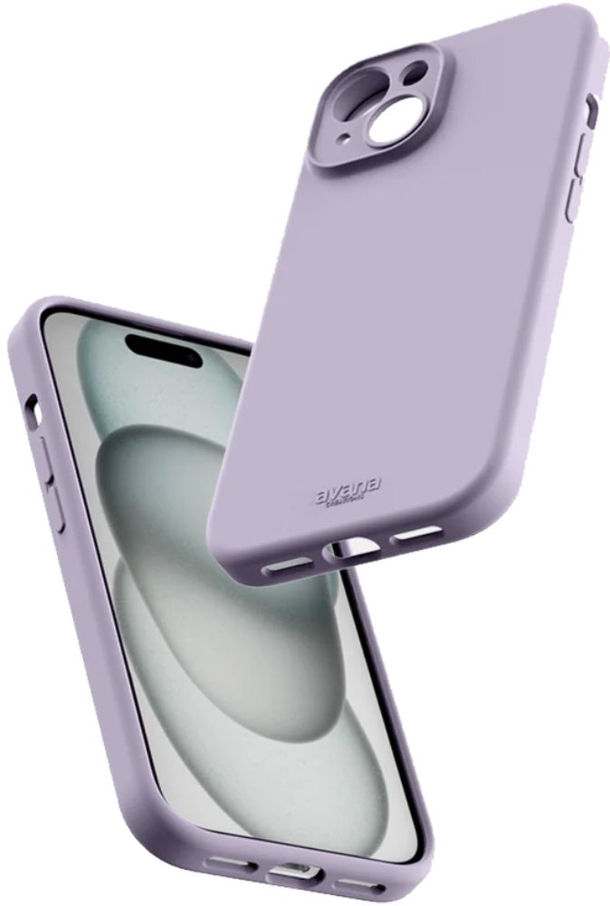 Avana Velvet Series Phone Case with MagSafe for iPhone 15 Plus - Velvet Lavender - Brand New