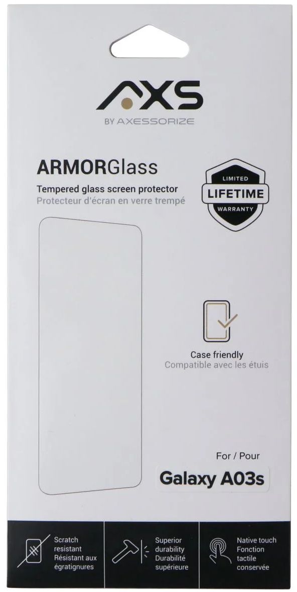Axessorize ArmorGlass Screen Protector for Galaxy A03s - Reebelo US