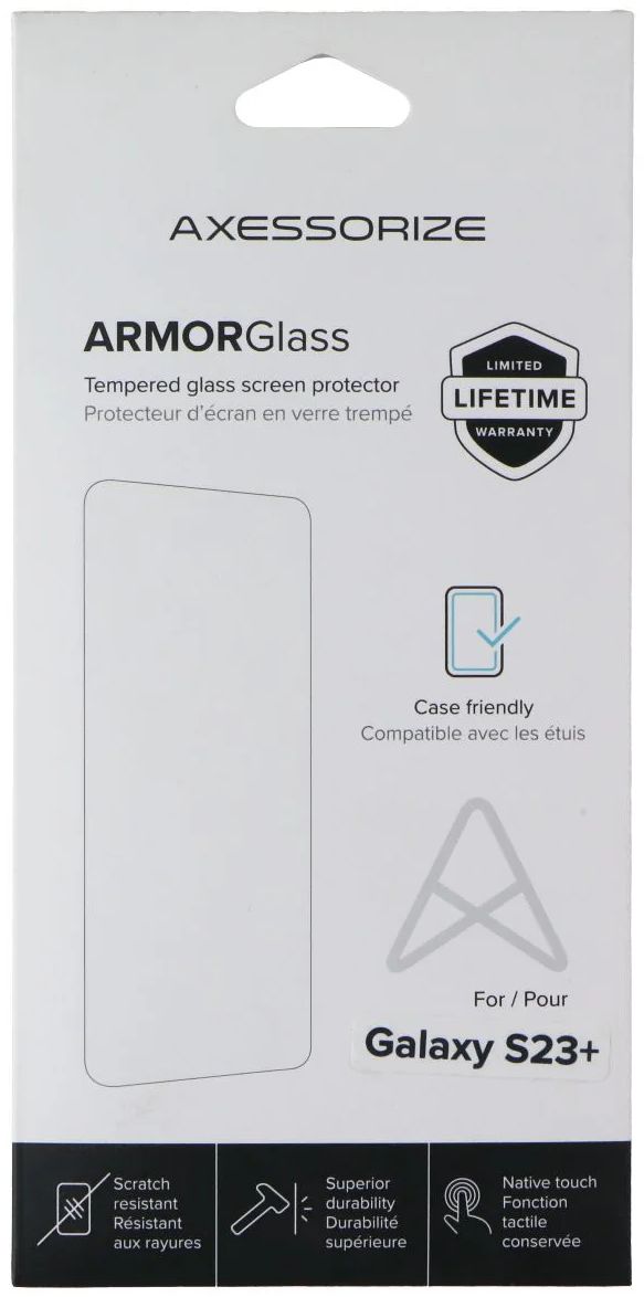 Axessorize ArmorGlass Screen Protector for Galaxy S23+ - Reebelo US