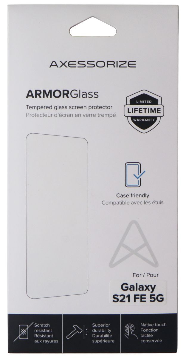 Axessorize ARMORGlass Tempered Glass Screen Protector for Galaxy S21 FE (5G) - Reebelo US