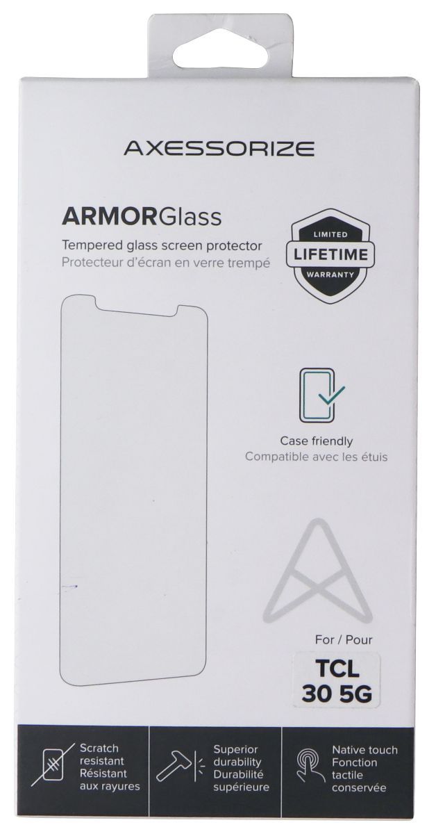 Axessorize ARMORGlass Tempered Glass Screen Protector for TCL 30 (5G) - Reebelo US