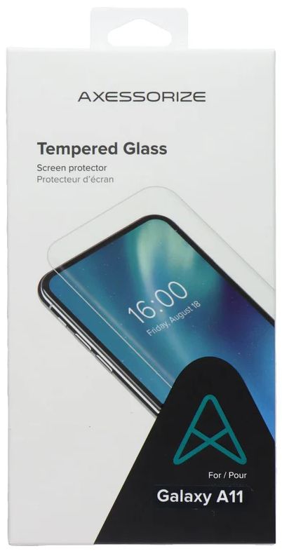Axessorize Tempered Glass Screen Protector for Samsung Galaxy A11 - Clear