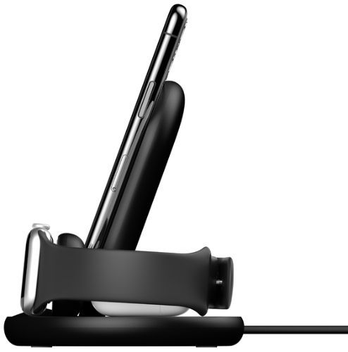 Refurbished Belkin BoostCharge 3 in 1 Wireless Charger for Apple Devices - Reebelo US