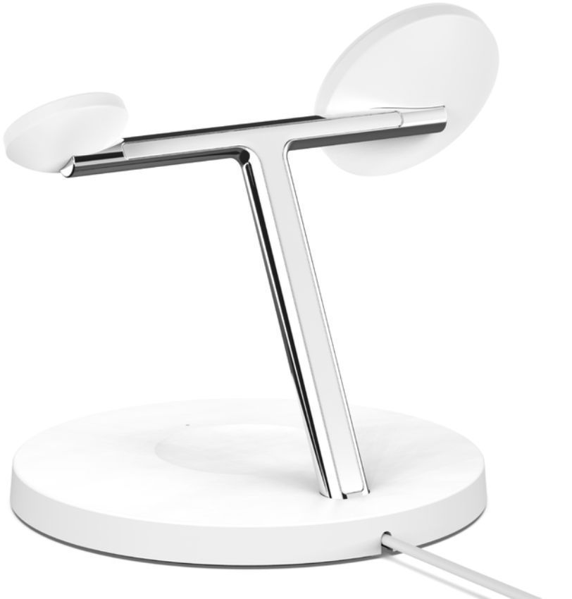 Refurbished Belkin BoostCharge 3-in-1 Wireless Charger with MagSafe 15W - Reebelo US