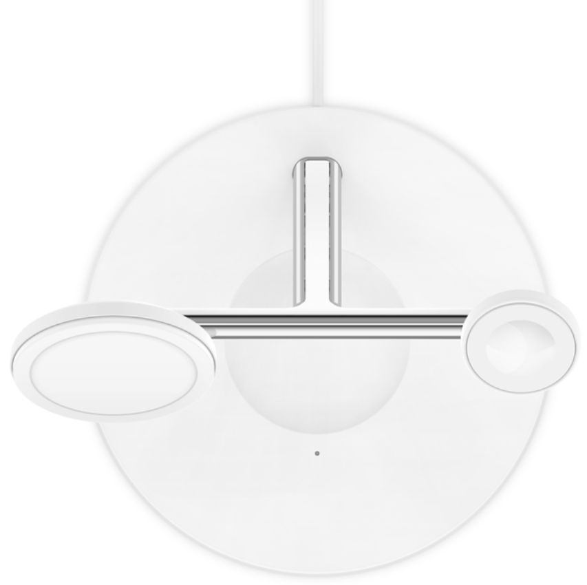Refurbished Belkin BoostCharge 3-in-1 Wireless Charger with MagSafe 15W - Reebelo US
