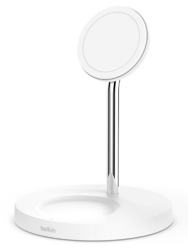 Belkin BOOST↑CHARGE PRO 2-in-1 Wireless Charger Stand with MagSafe 15W - Reebelo US