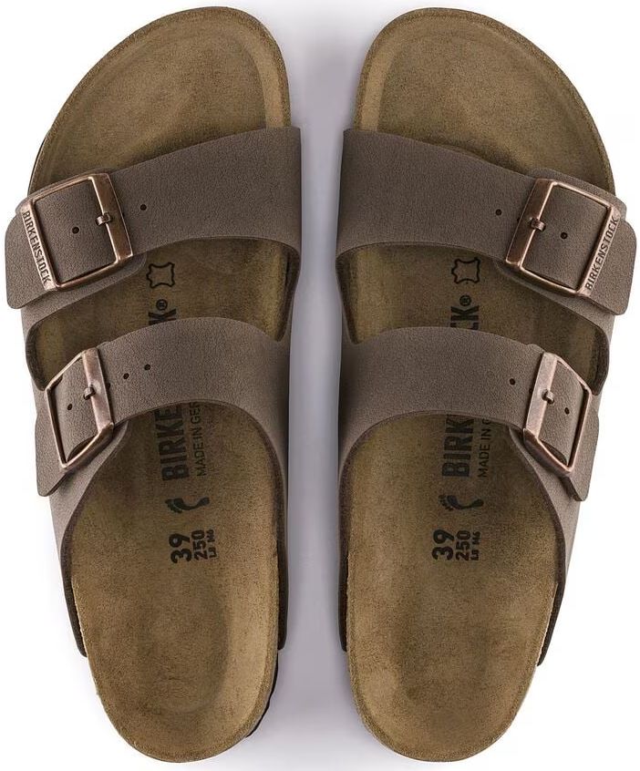 Refurbished Birkenstock Arizona Birko-Flor Nubuk Unisex Sandals - Reebelo US