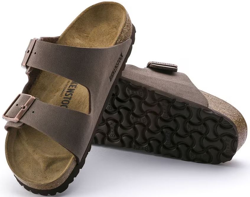 Refurbished Birkenstock Arizona Birko-Flor Nubuk Unisex Sandals - Reebelo US