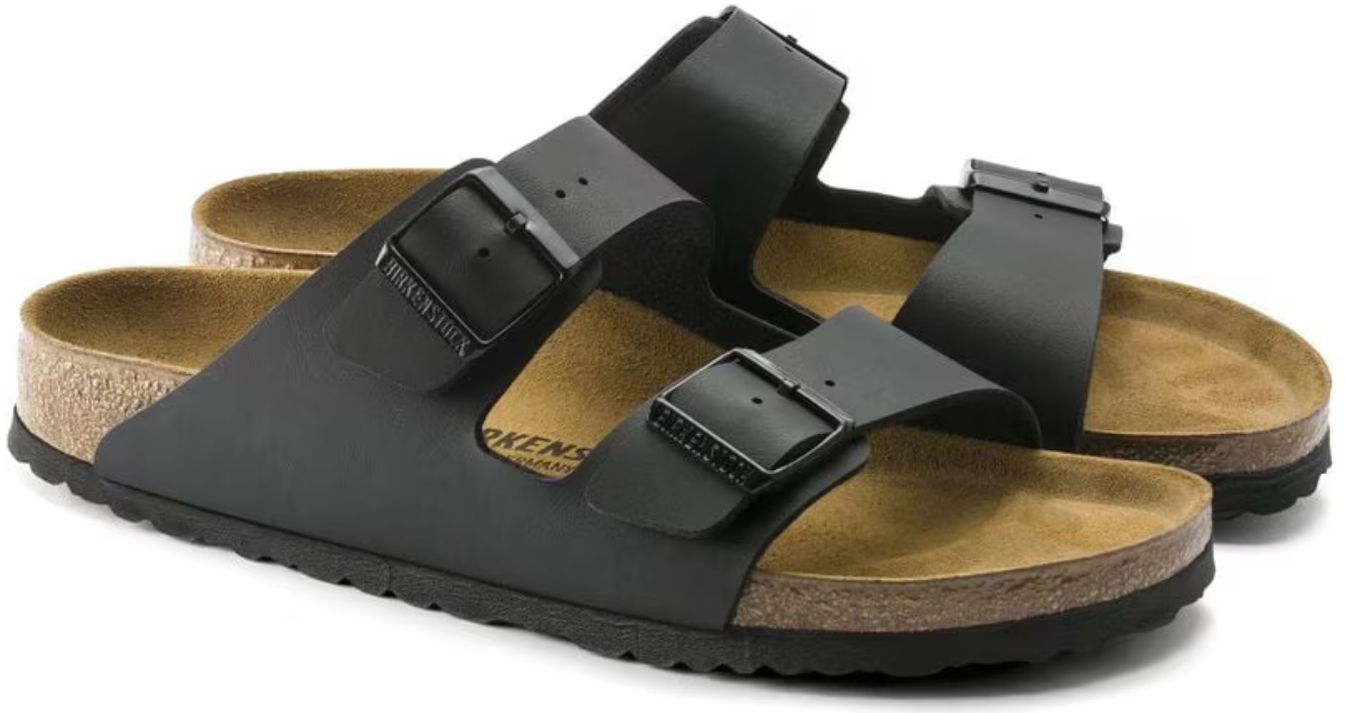 Refurbished Birkenstock Arizona Birko-Flor Regular Fit Unisex Sandals - Reebelo US