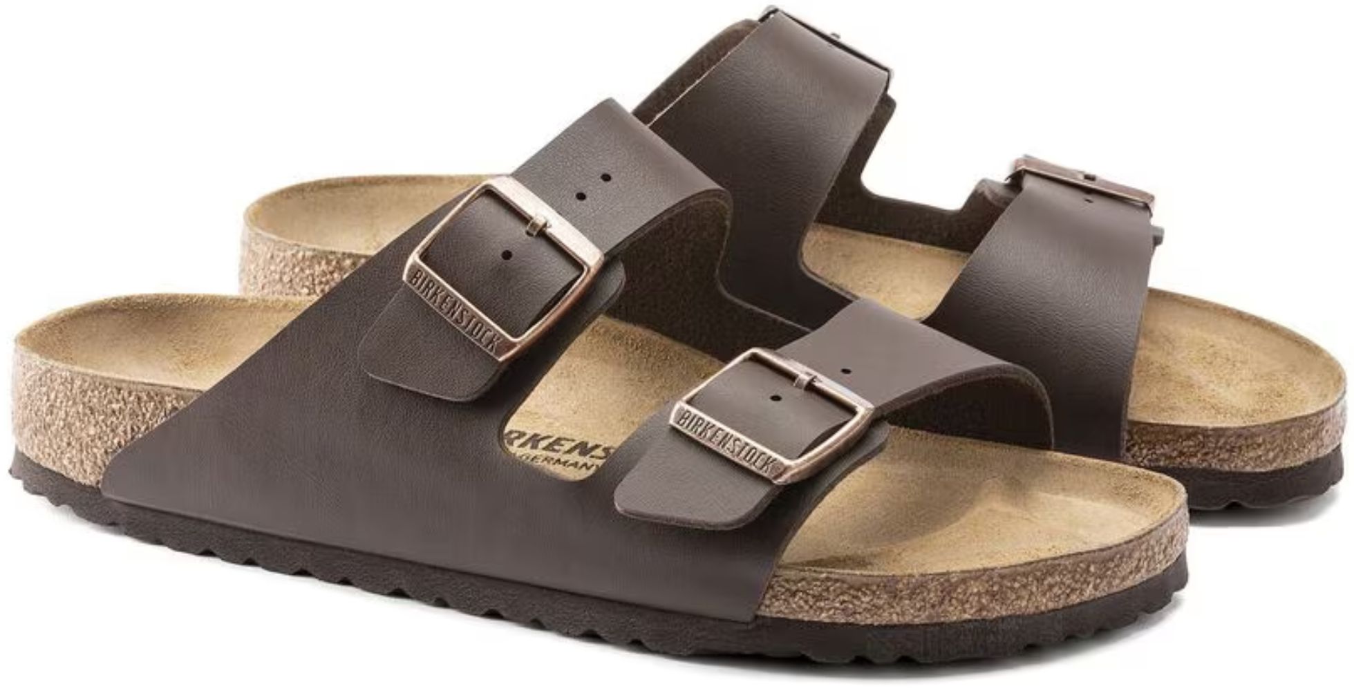 Refurbished Birkenstock Arizona Birko-Flor Regular Fit Unisex Sandals - Reebelo US