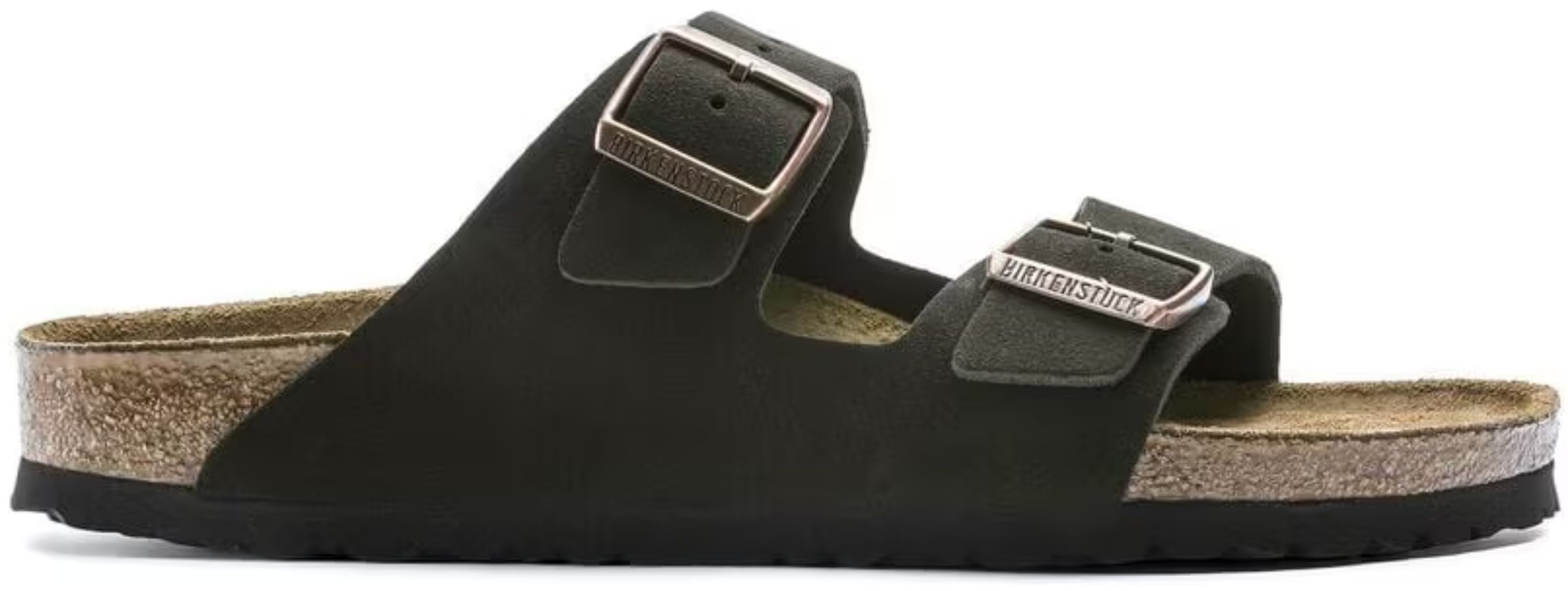 Refurbished Birkenstock Arizona Soft Footbed Suede Leather Regular Fit Unisex Sandals - Reebelo US