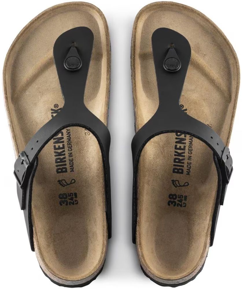 Refurbished Birkenstock Gizeh Birko-Flor Regular Fit Unisex Sandals - Reebelo US