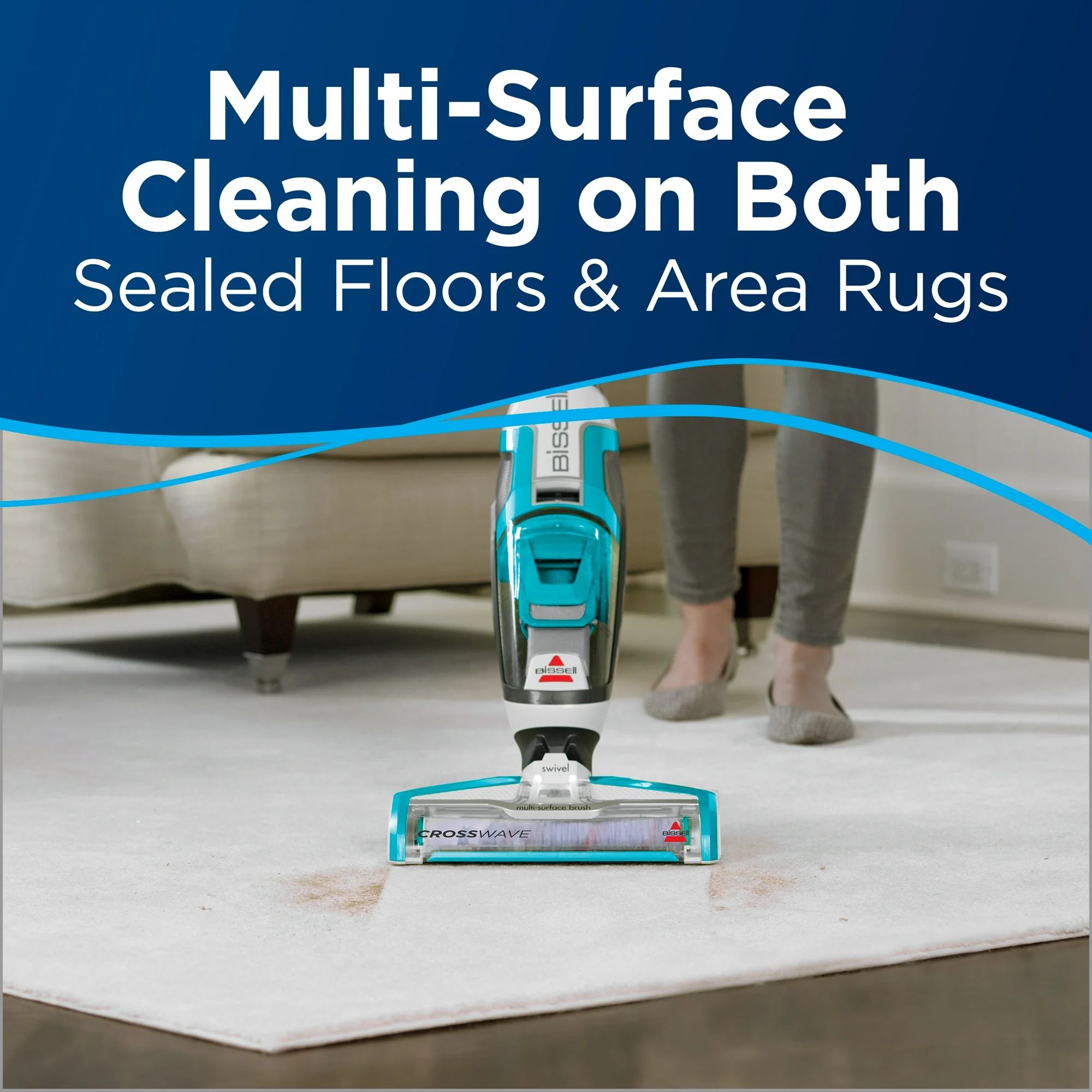 Refurbished Bissell 2211W CrossWave All-in-One Multi-Surface Wet Dry Vacuum - Reebelo US
