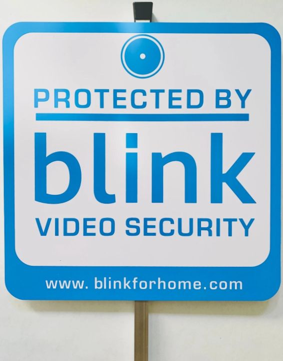 Refurbished Blink Yard Sign with Two Window Decals Bundle - Reebelo US