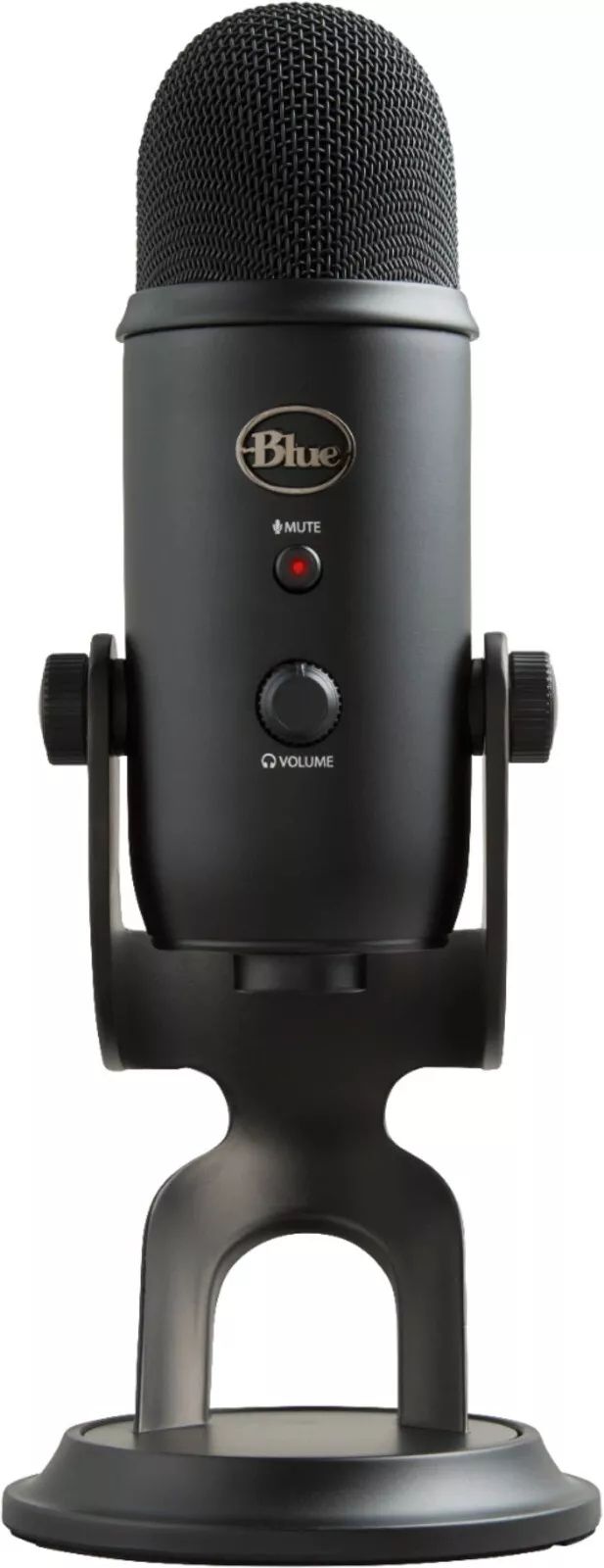 Blue Blackout Yeti USB Microphone - Black