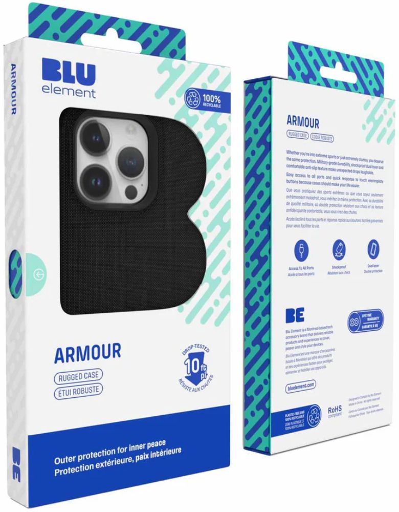 Blu Element Armour Rugged Phone Case with Magsafe for iPhone 15 Pro - Reebelo US