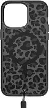 BodyGuardz Leopard Ace Pro Phone Case with MagSafe for iPhone 15 Pro Max - Black/Grey