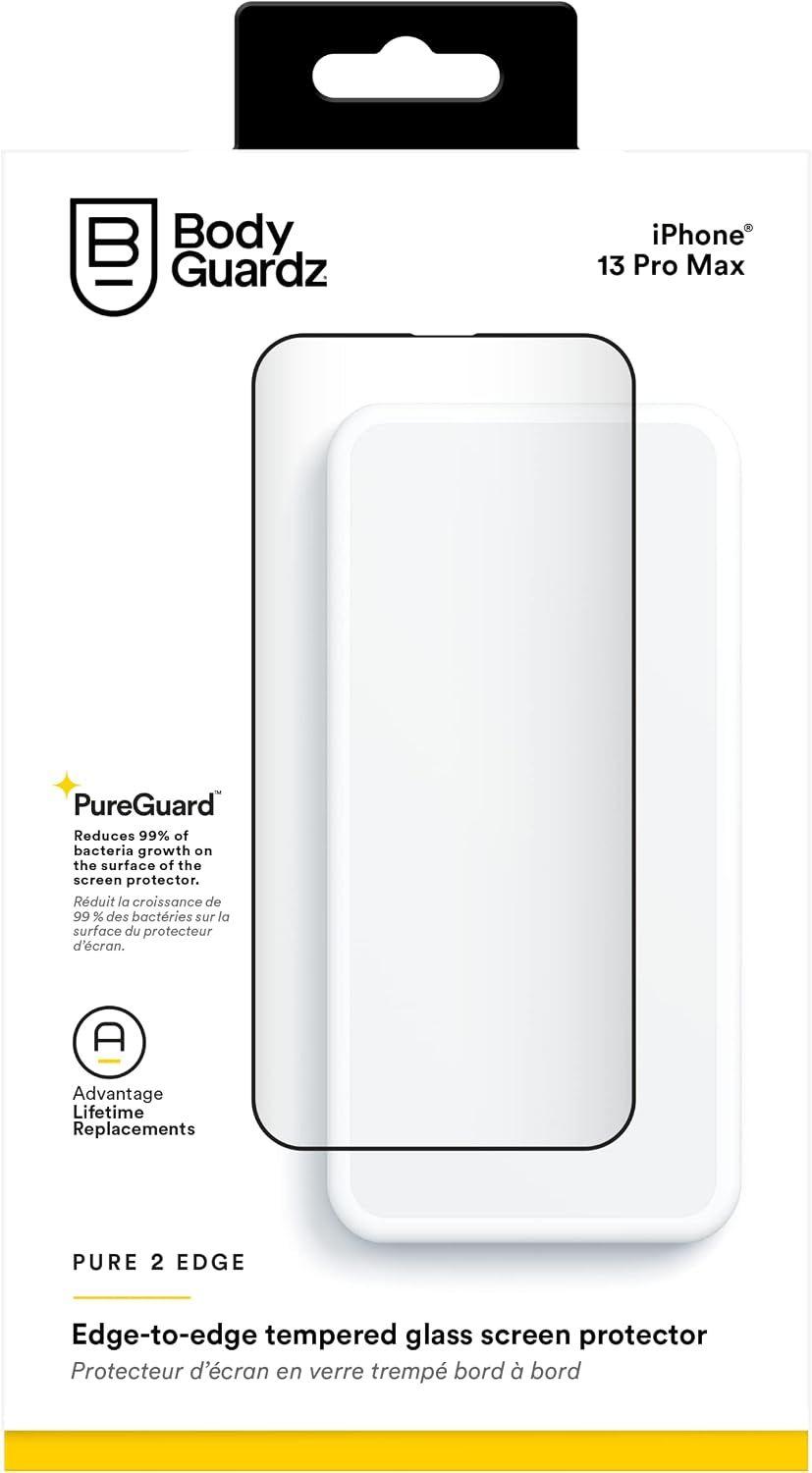 BodyGuardz Pure 2 Edge Screen Protector for iPhone 13 Pro - Reebelo US