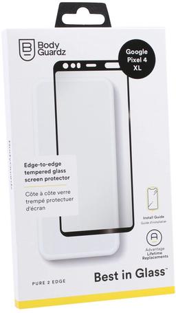 BodyGuardz Pure 2 Edge Tempered Glass Screen Protector for Google Pixel 4 XL - Reebelo US